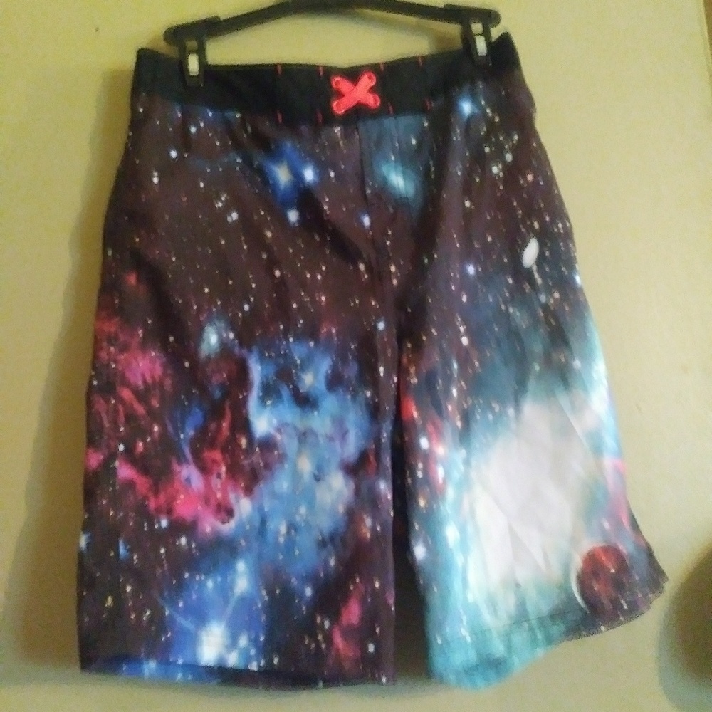 Cat and jack swim trunks large 12/14 boys new